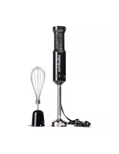 BATIDORA DE INMERSION NUTRIBULLET 3PCS 2 VELOCIDADES 350 WATTS NEGRO