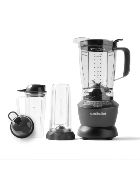 Licuadora Nutribullet 10Pcs 4 Vel  1200W Jarra Plastico 1 8Lts Color Gris