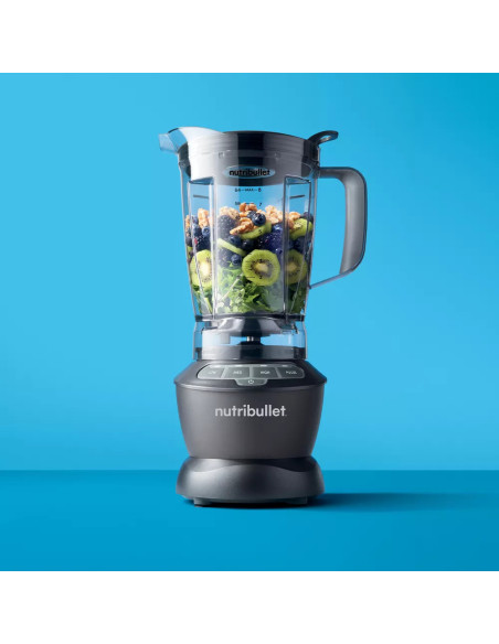 Licuadora Nutribullet 10Pcs 4 Vel  1200W Jarra Plastico 1 8Lts Color Gris