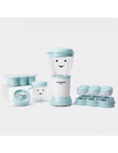 LICUADORA NUTRIBULLET BABY 20PCS 200W PLASTICO COLOR CELESTE 2