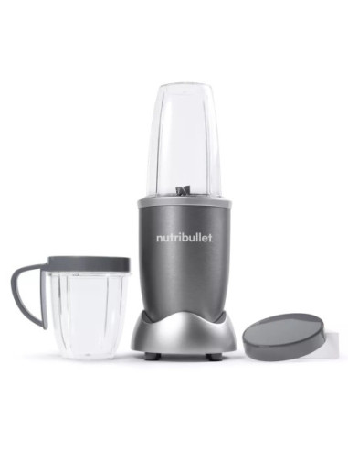 LICUADORA NUTRIBULLET 8PCS 600W JARRA PLASTICO COLOR GRIS