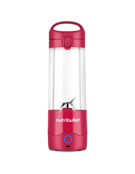 LICUADORA NUTRIBULLET 70W HASTA 15 LICUADOS 90MIN. 475ML VASO PLASTICO USB-C  COLOR MAGENTA
