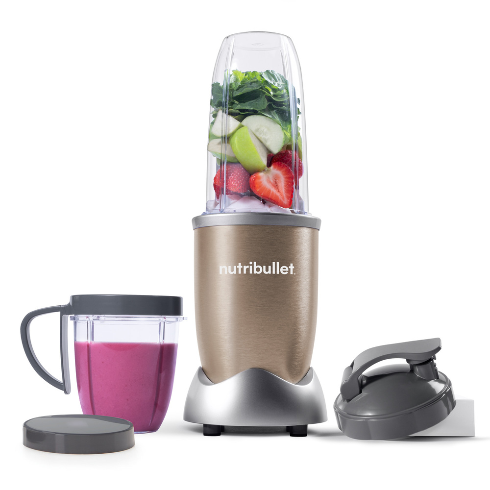 LICUADORA NUTRIBULLET 8PCS 600W JARRA PLASTICO COLOR GRIS - Alti